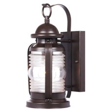 Westinghouse 6230100 Weatherby Exterior Wall Lantern, Weathered Bronze Finish on Steel with Clear Glass